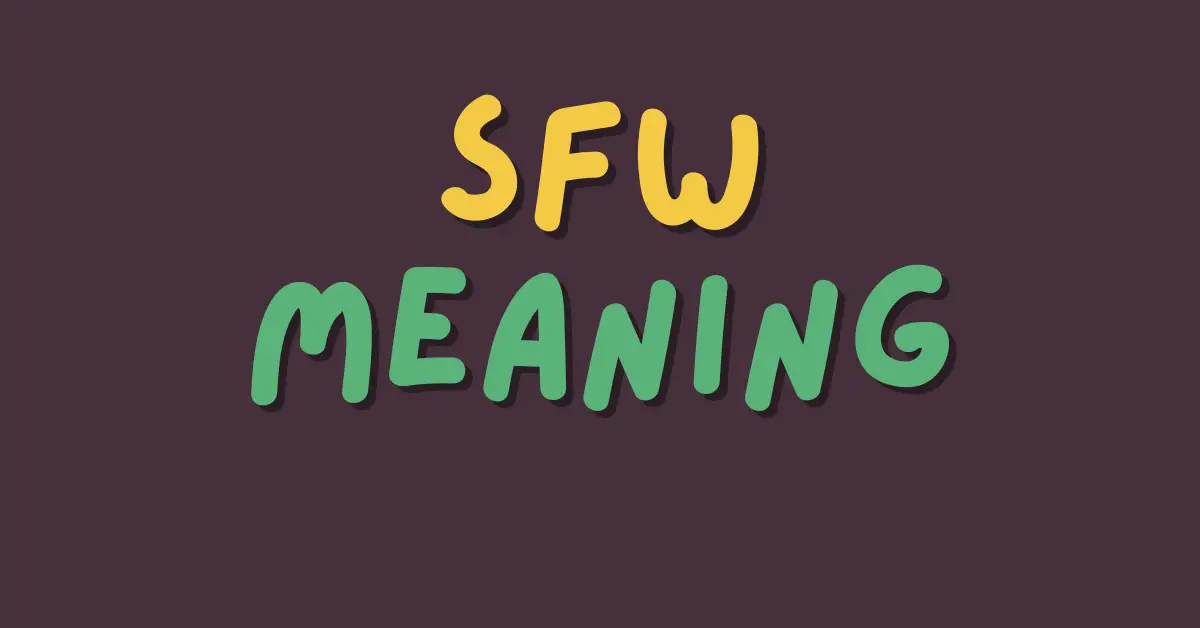 SFW meaning
