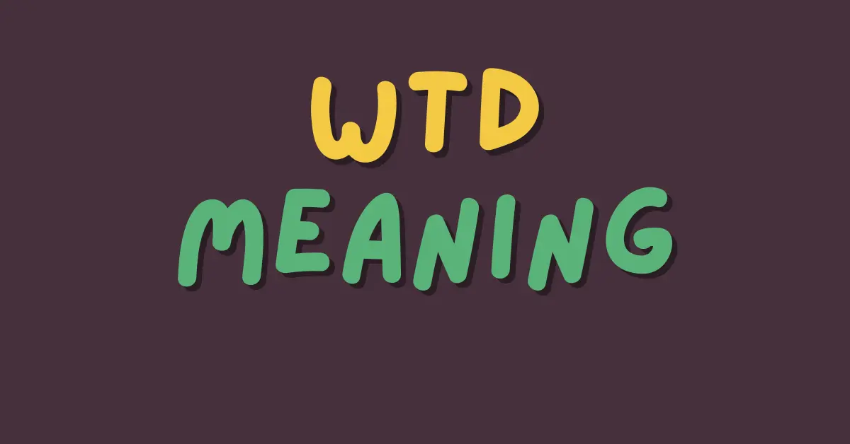 WTD Meaning