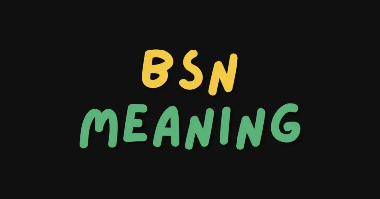 What Does BSN Meaning?
