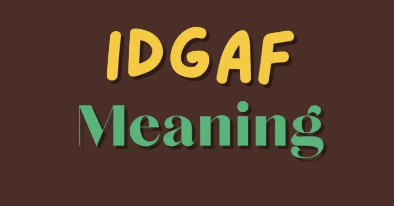 Decoding the “IDGAF” Mystery: Meanings and Usage