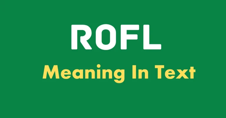 ROFL Meaning In Text  & Chat